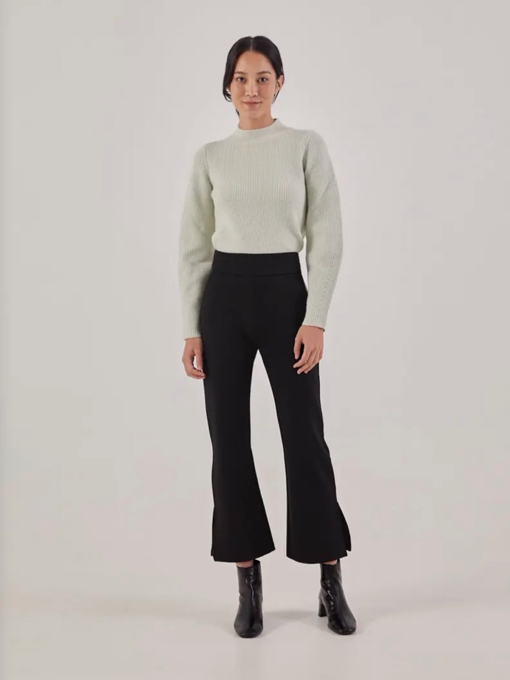 Love Bonito Zaida Kick Flare Side Slit Trousers